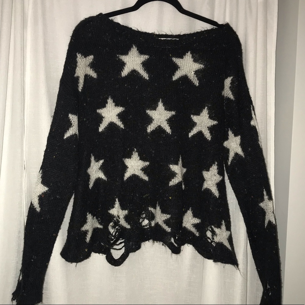 Wildfox Distressed Sweater